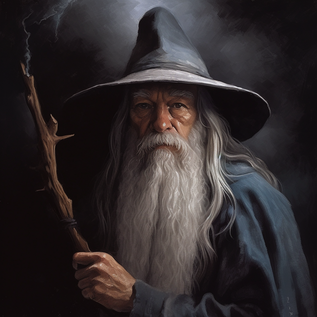 Gandalf als Mitglied des Rat von Elrond